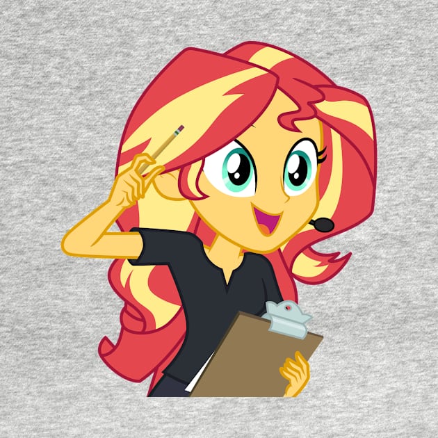 Director Sunset Shimmer 1 by CloudyGlow